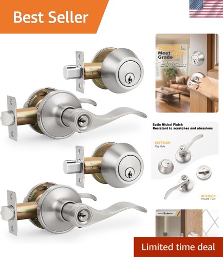 Versatile satin nickel - satin, entry