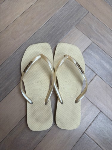 Havaianas beige gold rubber - beige/gold,