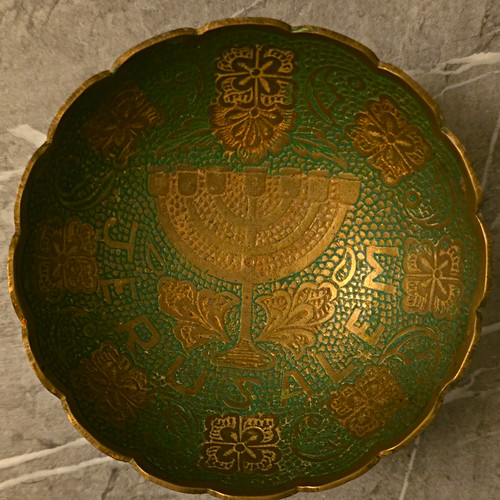 Vintage hakuli brass enamel - hakuli,