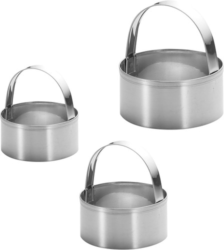Pieces round biscuit cutter - 3,