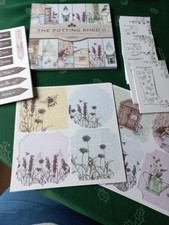 Craftwork Cards the Potting Shed II Sentiments And Toppers Wellis To Colour