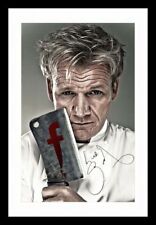 Gordon Ramsay Autograph Signed & Framed Photo