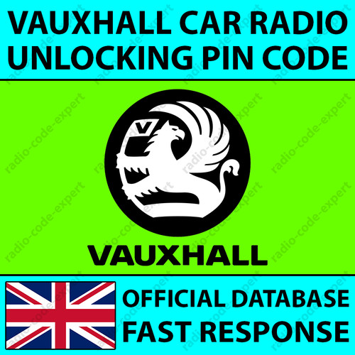 Vauxhall radio code unlocking - vauxhall,