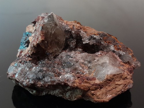 Smokey quartz dolomite - smokey, quartz,