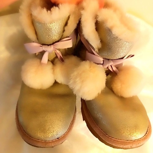 Ugg gita metallic silver pom - ugg,