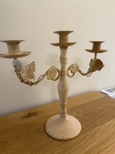Rustic CANDELABRA ~ Shabby