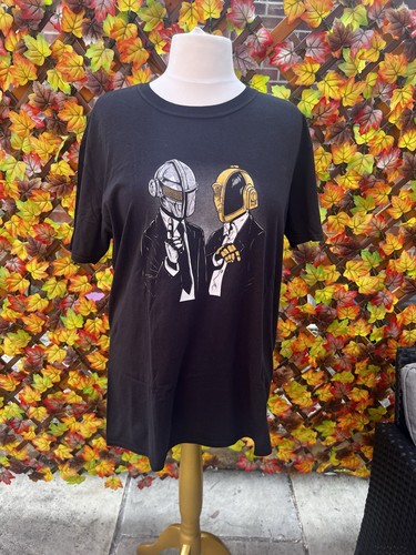 Daft punk star - star, black