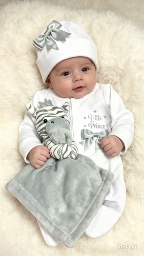 Newborn baby babygrow teddy - babygrow,