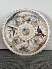 Wedgwood Calendar Plate 2003 Seasons - Birds, Boxed