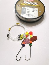 5x 2 Hook pop-up flapper rigs