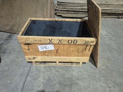 Wooden packing crate - wooden,