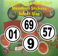 Vintage Look Meatball Race Car