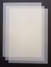 10 A4 Frosted Acetate Sheets 100 MICRON Laser & Copier Printable