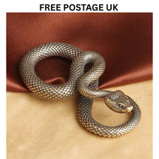 Vintage Brass Snake, Figurine