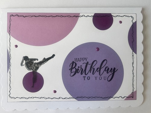 Purple female martial arts - purple,