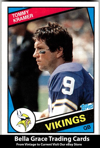 1984 topps tommy kramer 293 - topps, #293