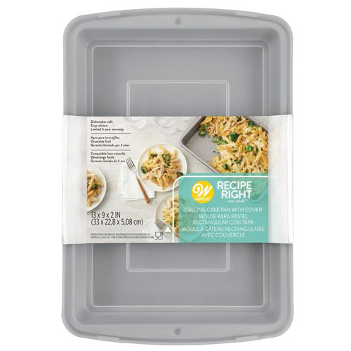 Oblong pan with cover - pan, x