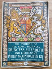 Royal Wedding Programme