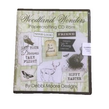 Woodland Wonders ~ Paper Crafting ~ CD-Rom By Debbi Moore Designs 1900 Elements