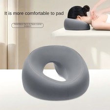 Ergonomic Lying Down Pillow Memory Foam Head Rest Support Face Massage Cushion