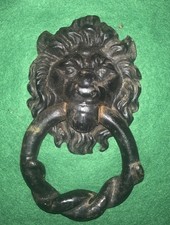 Vintage Cast Iron Lion Head