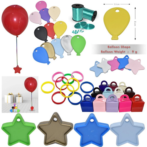 Balloon weights assorted - weights,