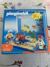 Playmobil Micro 4332 Noah's Ark Building Set Complete In Box