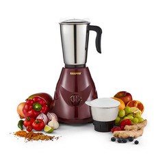 550W Indian Mixer Grinder Wet Dry 2-in-1 Stainless Steel Jars Multifunctional