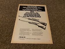 WFBK22 WORLD SPORTS MAGAZINE 10X8 ADVERT BSA RIFLES AIRSPORTER & METEOR SUPER