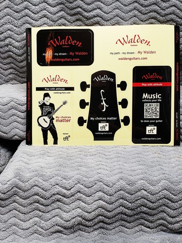 Walden guitars sticker sheet - guitars,