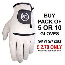 SG Men All Weather Golf Gloves Cabretta Leather palm patch & thumb Super Deal