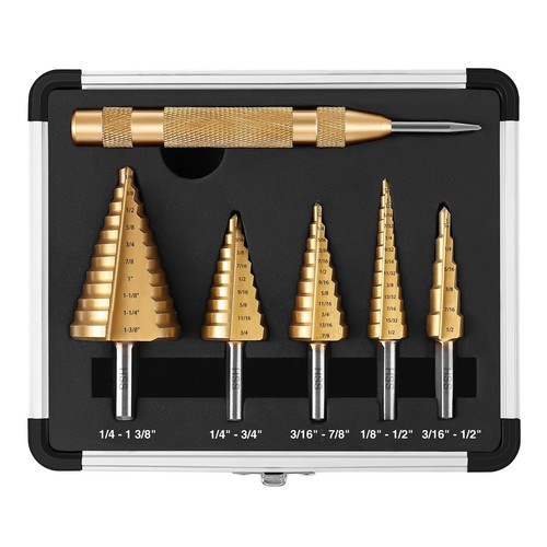 Dovaman 5pcs step drill - 5pcs, bit