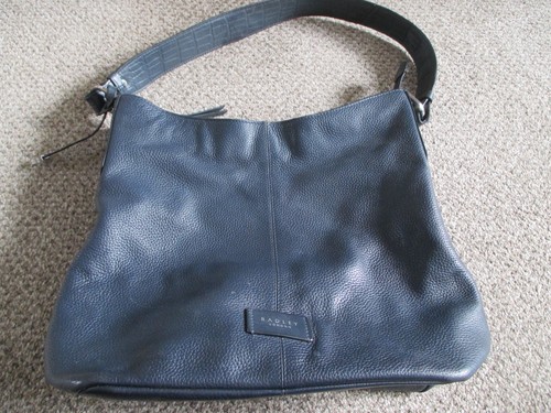 Radley large leather navy - radley,