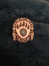 Bolo Tie With Bear Paw