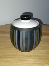 Denby Jet Stripes Sugarbowl