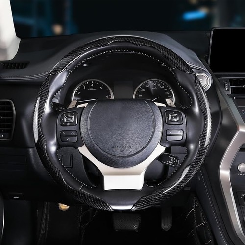 Glossy carbon fiber steering - carbon,