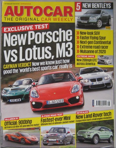 Autocar magazine february - autocar, 20