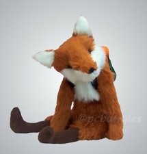 Foxy soft toy sewing pattern.  Makes a 19" fox, including his handy back pack.