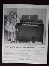 1961 Hammond Spinet Organ Twin