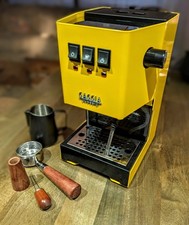 Gaggia Classic 2023 Evo 240V Manual espresso Coffee Machine - Sunrise yellow