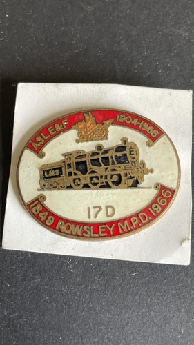 Trade union badge - trade, aslef