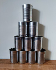 10x Smaller Ring Pull Empty tin cans Arts & Crafts, Planters, Wedding Table Decs