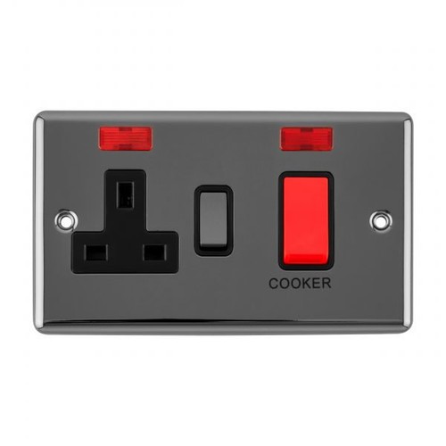 Black nickel cooker control - black,