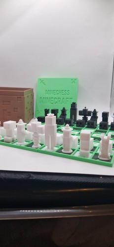 Minecraft chess set travel - minecraft,