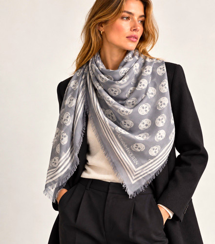 Alexander mcqueen grey white - grey,