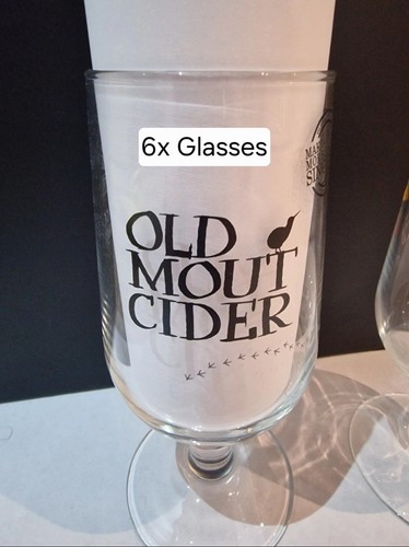 Old mout cider pint glasses - old,