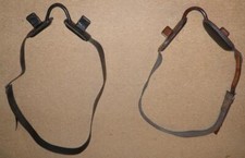 2 Vintage Leather Horse Vaulting Surcingles / Rollers By Jeffries