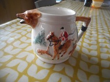 Old hunting jug, decor in