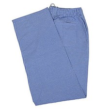 Gingham check chef trousers - check,