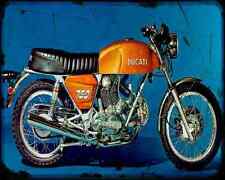 Ducati 750Gt 75 1 A4 Photo Print Motorbike Vintage Aged